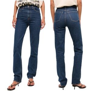 ABERCROMBIE & FITCH The '90s‎ Straight Ultra Rise Jeans. Size 34